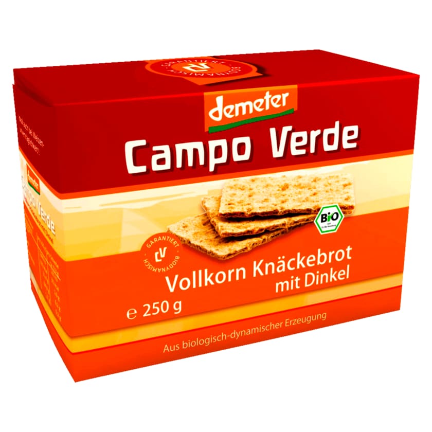 Campo Verde demeter Bio Vollkorn Knäckebrot mit Dinkel 250g